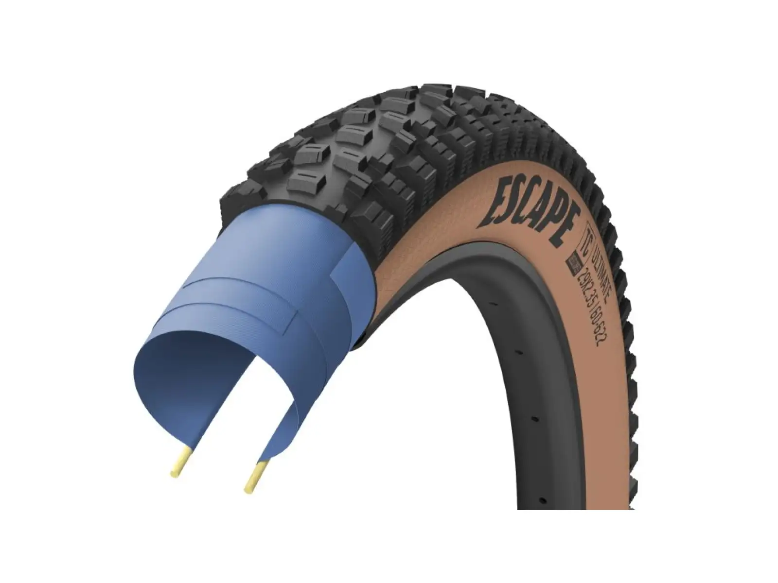 Goodyear Escape Ultimate Tubeless Complete 29x2,35" MTB plášť Kevlar Tan