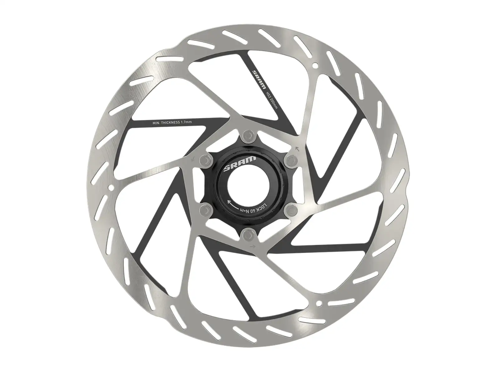 Sram HS2 Zaoblený brzdový kotúč CL 220 mm