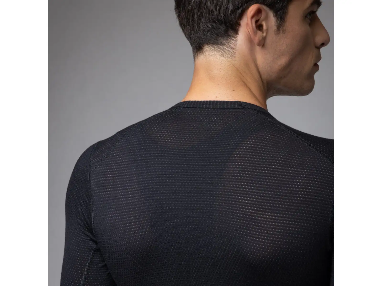 Alé Intimo Merino pánske spodné tričko dlhý rukáv Black