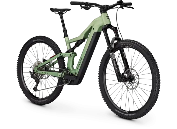 Focus THRON 8 720Wh celoodpružený elektrobicykel Mintgrey matt / Artichokegreen matt