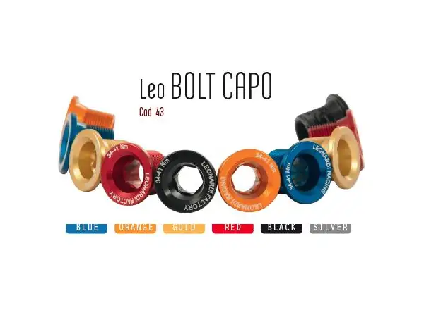 Leonardi Factory Bolt Capo Bolts kľuky strieborné