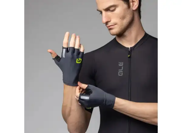 Alé Cima cyklistické rukavice krátke Grey