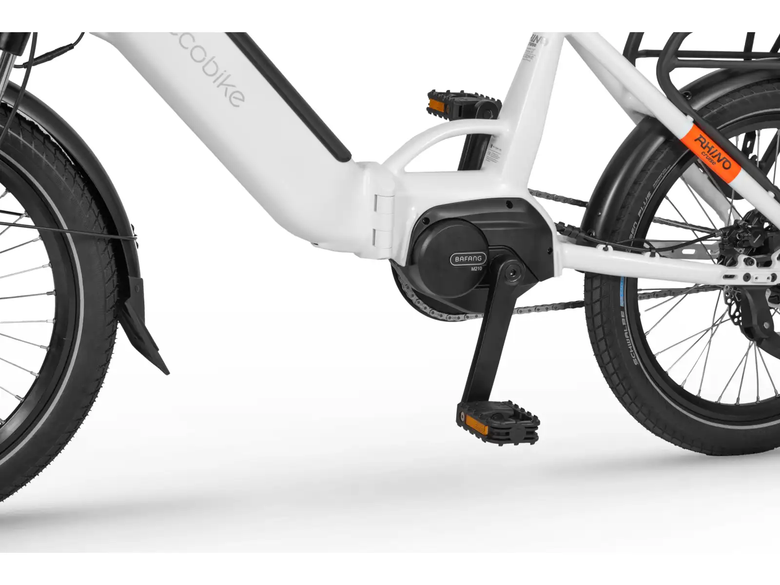 Ecobike Rhino Cruise 630 Wh Arctic White skladací elektrobicykel
