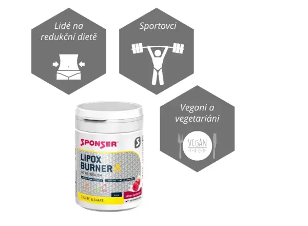 Spaľovač tukov Sponser Lipox Burner s kapsaicínom a polyfenolmi (110 g)