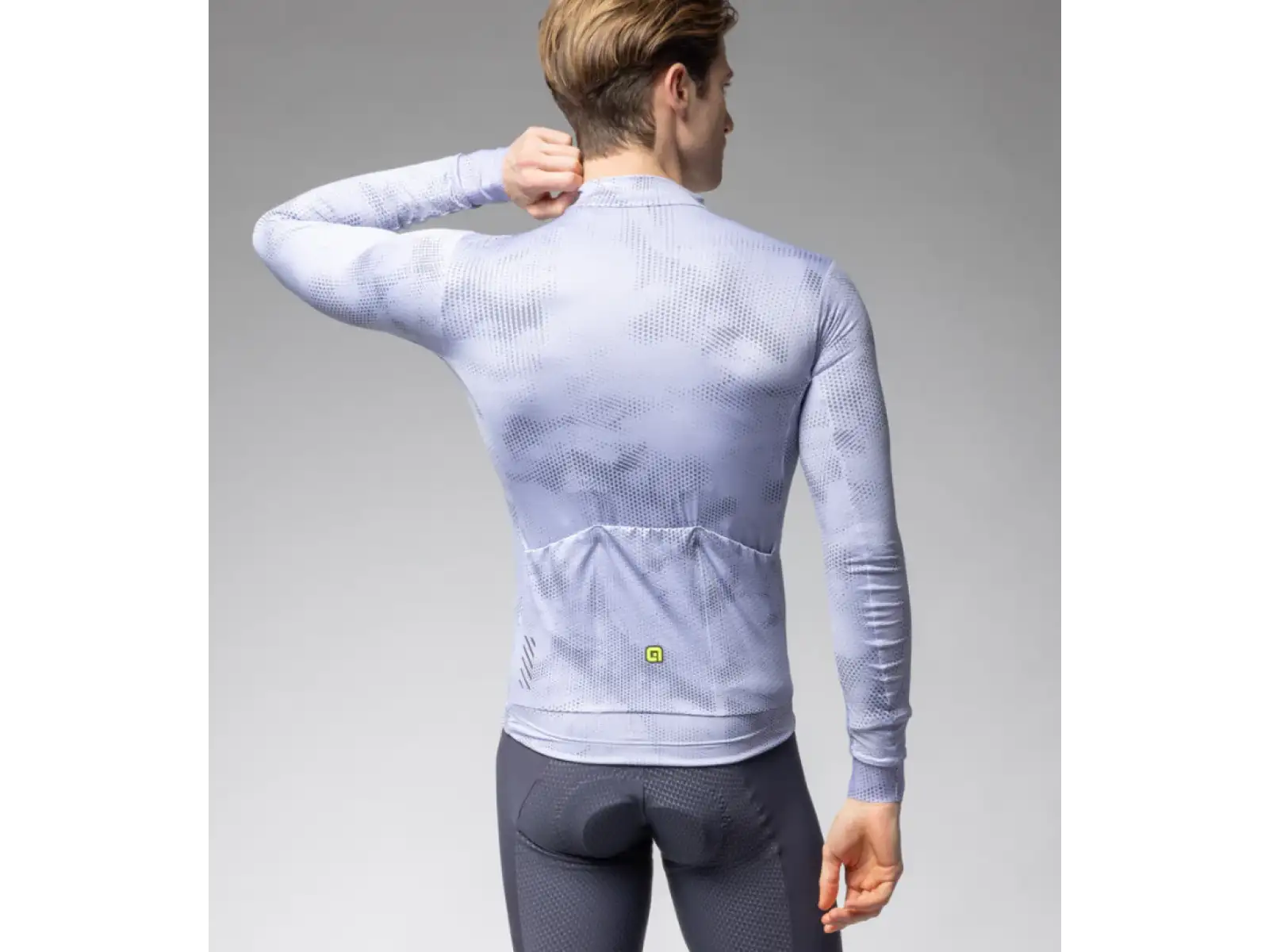 Alé PR-E Spray pánsky dres zateplený dlhý rukáv Grey
