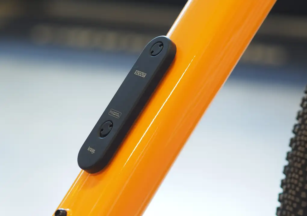 Bicykel pod dohľadom s alarmom Knog Scout Bike Alarm
