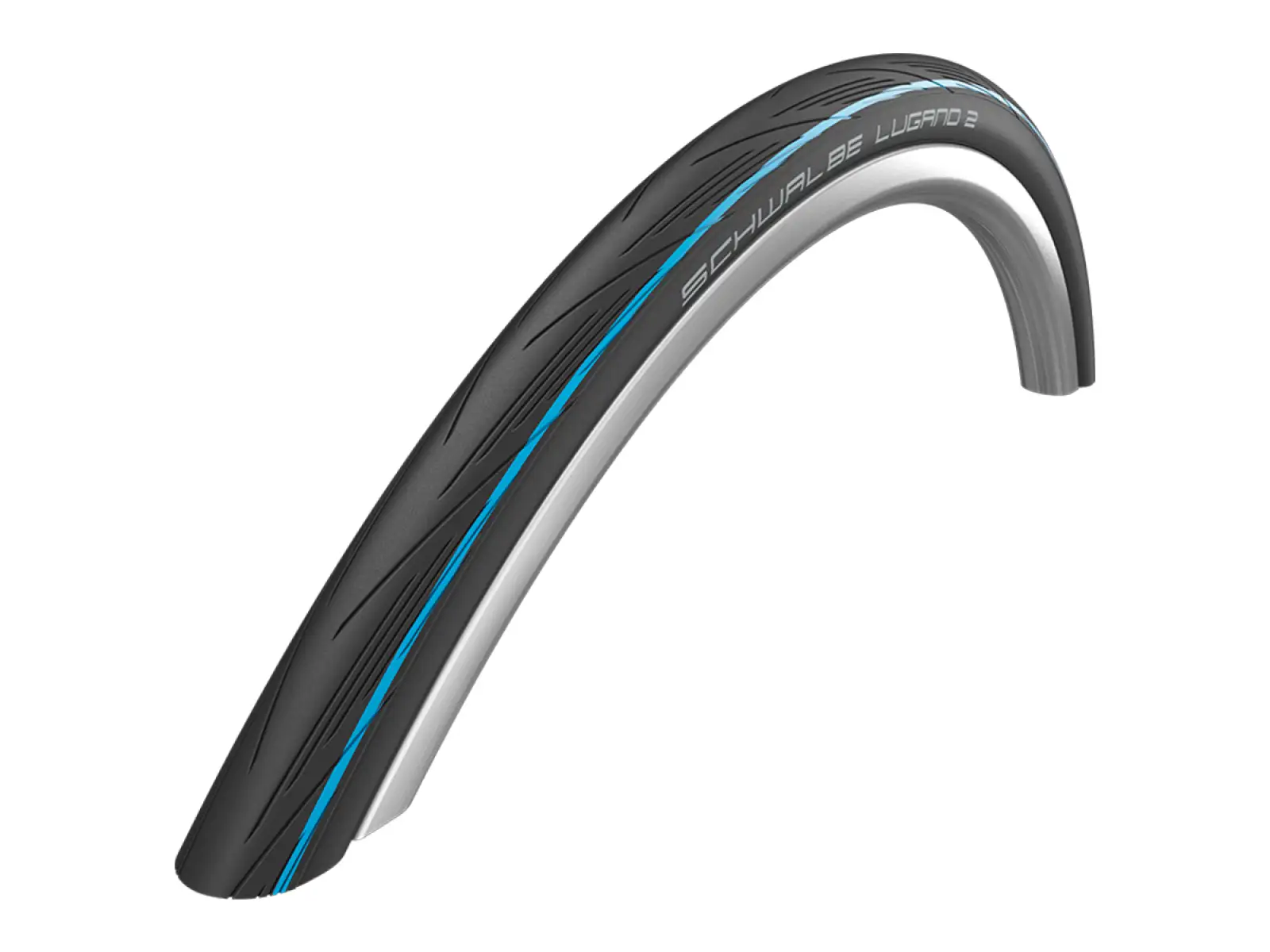 Schwalbe Lugano 2 25-622 cestný plášť kevlar black/blue
