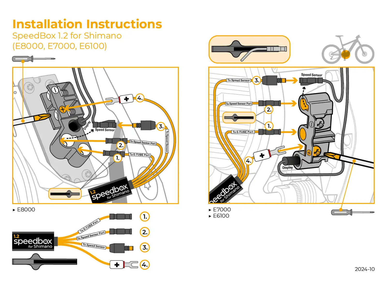 SpeedBox 1.2 pre Shimano (E8000, E7000, E6100, E5000)