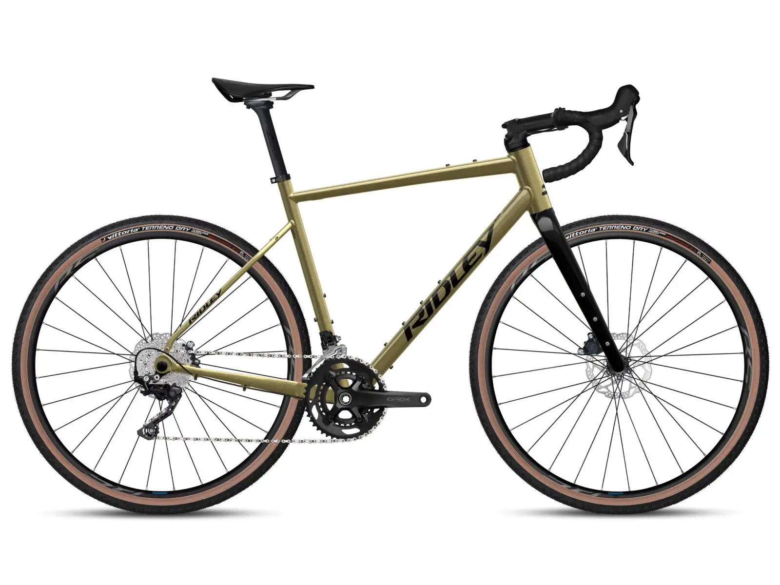 Ridley Kanzo Adventure Alu GRX400 gravel bicykel Bronze Green/Black