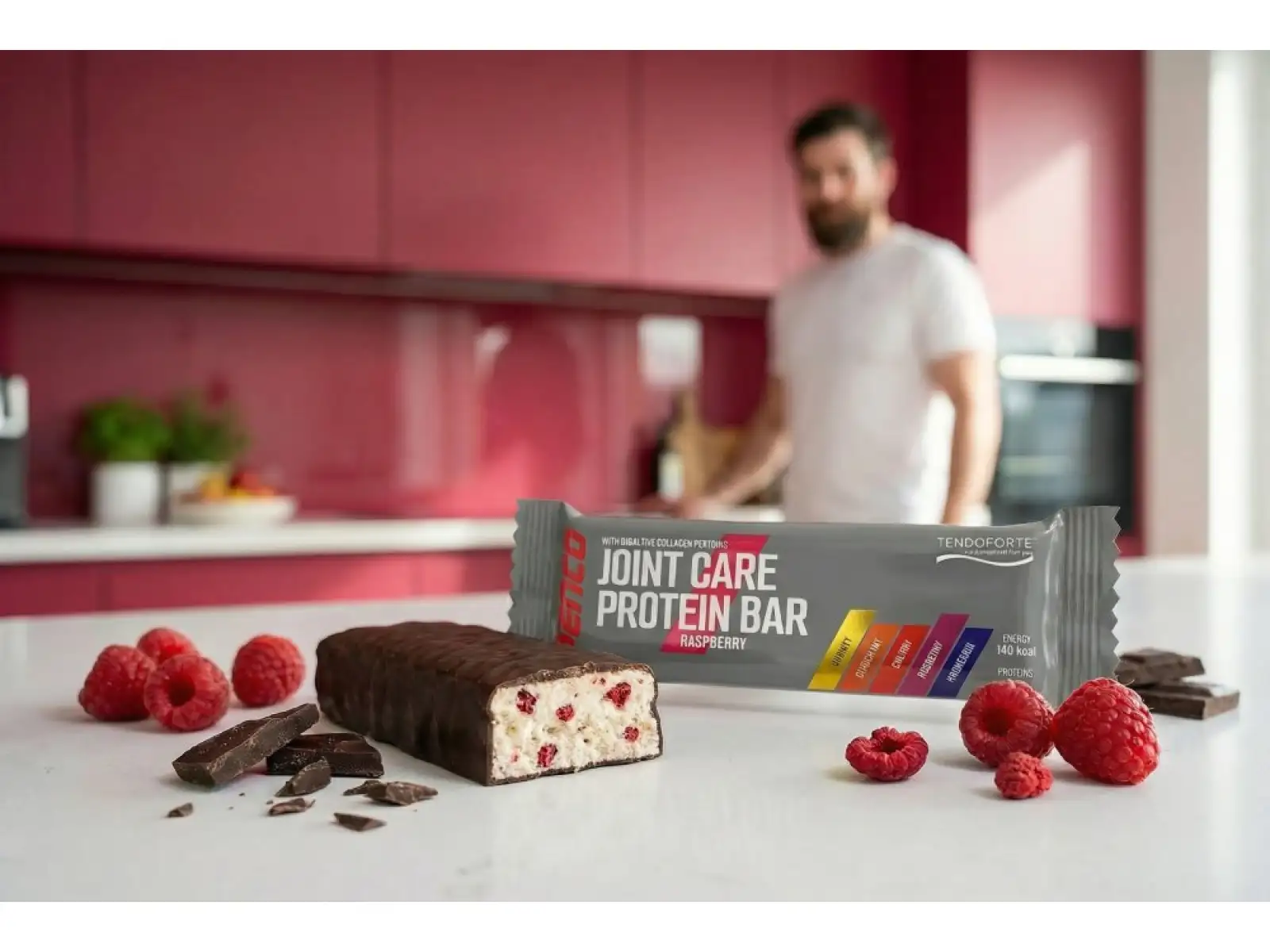 Penco Join Care Protein Bar Malina/Horká čokoláda 40 g