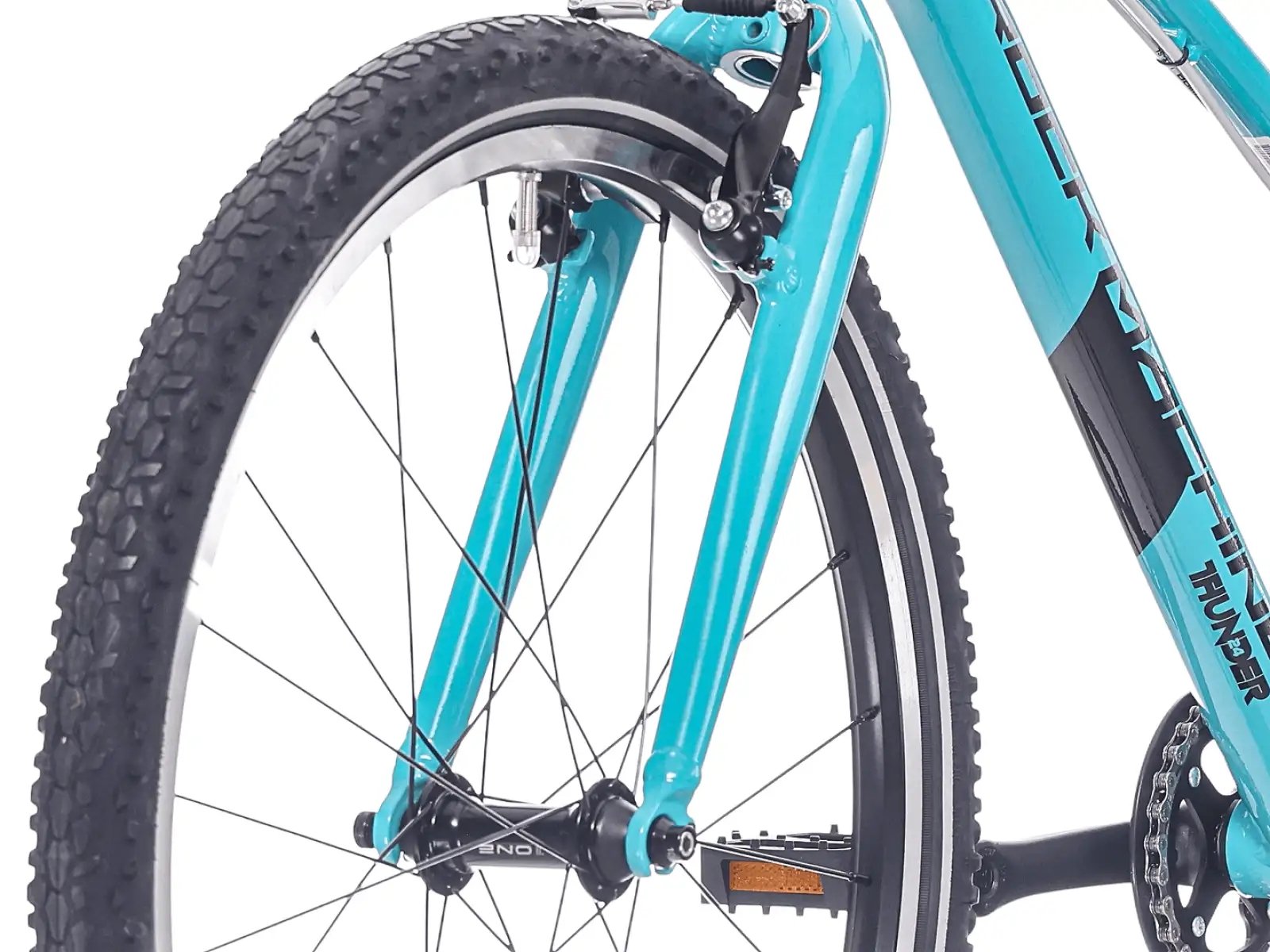 Rock Machine Thunder Jr. 24 VB detský bicykel Jade Blue