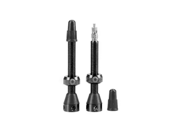 Tubolight MTB ventily 40 mm čierna pár