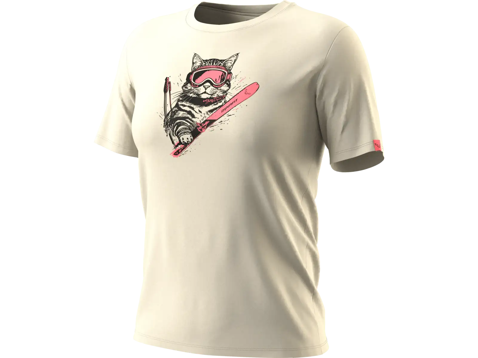 Dynafit Graphic Cotton dámske tričko krátky rukáv Nimbus/First Track