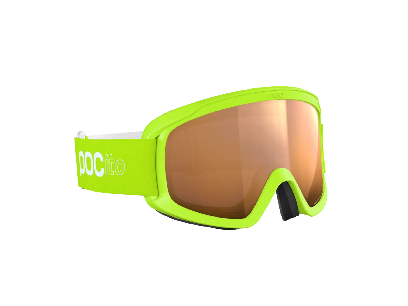 POC POCito Retina detské lyžiarske okuliare Fluorescent Yellow/Green/Partly Sunny Light Orange