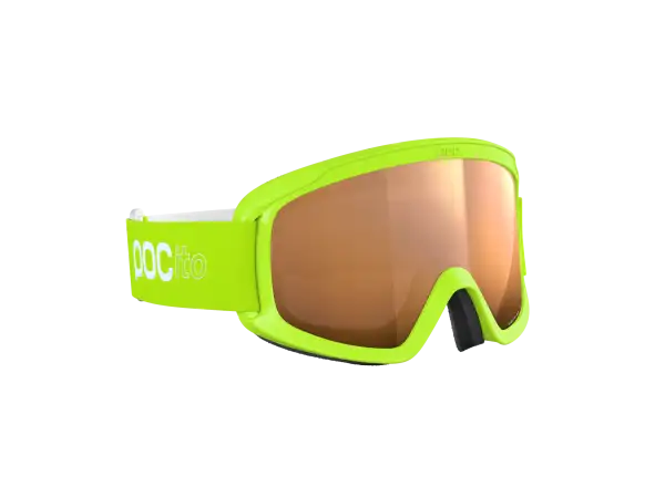 POC POCito Retina detské lyžiarske okuliare Fluorescent Yellow/Green/Partly Sunny Light Orange