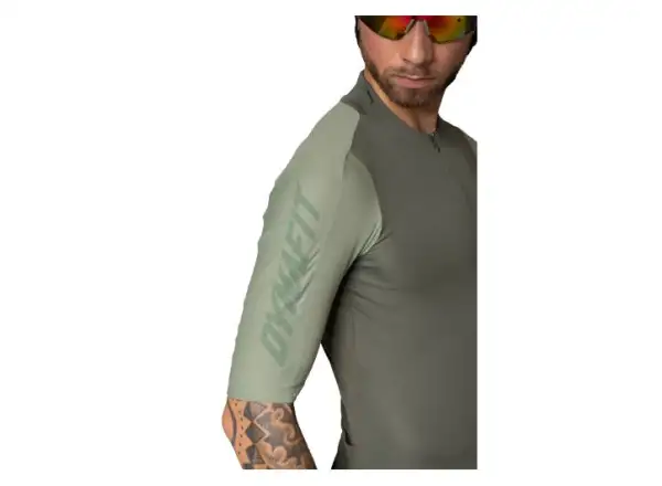 Dynafit Ride Light 1/2 zip pánsky dres krátky rukáv Thyme