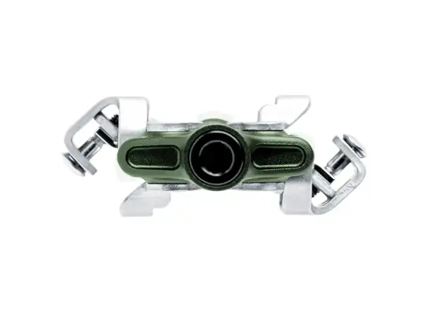 OneUp XC Clip nášľapné pedále tmavozelená