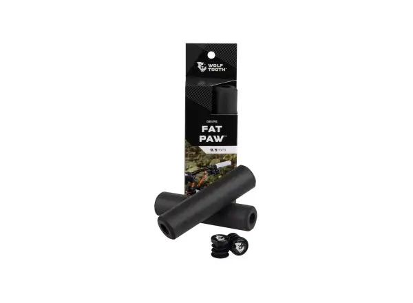 Wolf Tooth FatPaw gripy 9,5 mm čierna