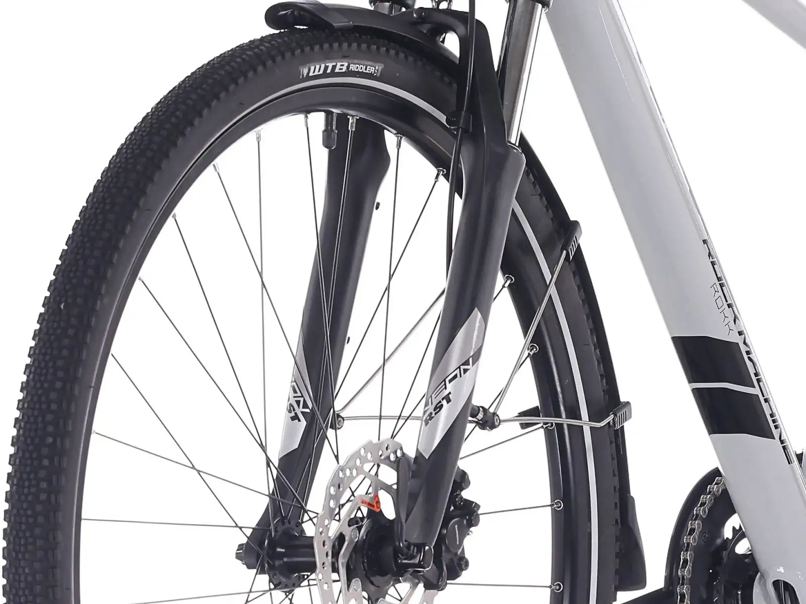 Rock Machine Rokk 40 trekingový bicykel Gloss Limerock Grey