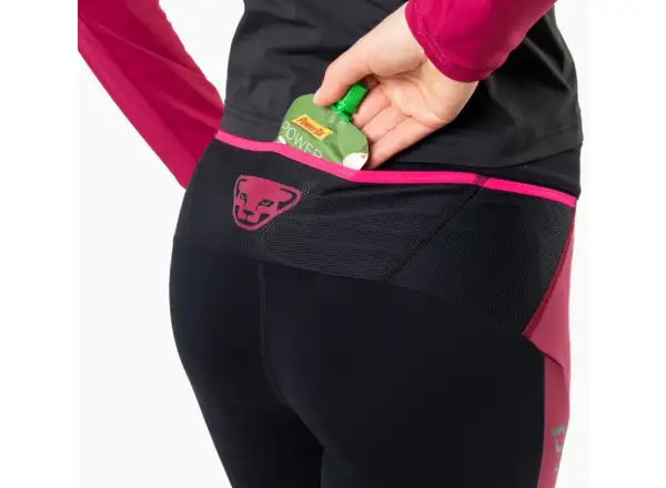 Dynafit Alpine Warm dámske zateplené legíny Black Out/Pink