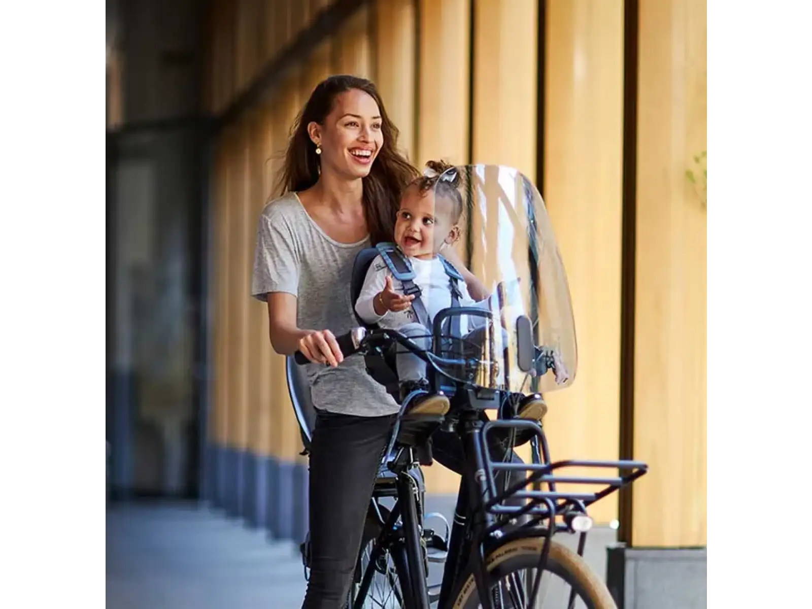 Urban Iki Ta-ke predná sedačka s MTB/ATB adaptérom Bincho Black/Bincho Black