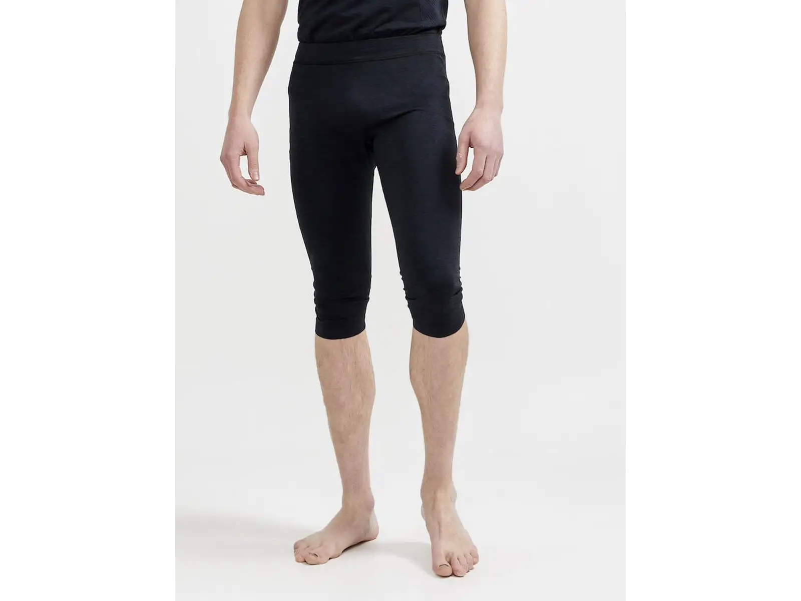 Craft Core Dry Active Comfort pánske spodné 3/4 nohavice čierna