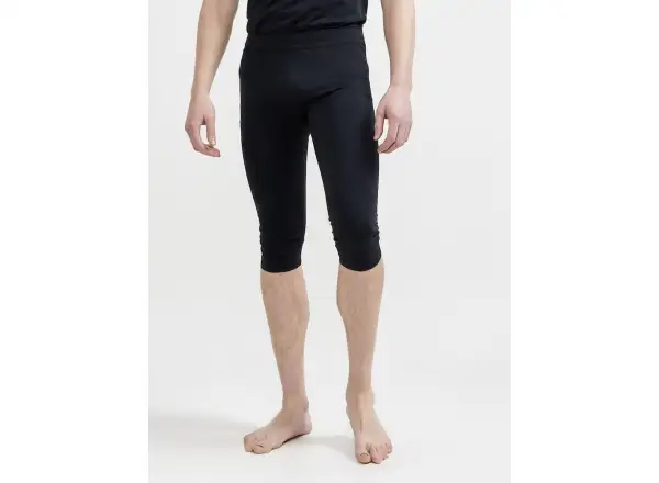 Craft Core Dry Active Comfort pánske spodné 3/4 nohavice čierna