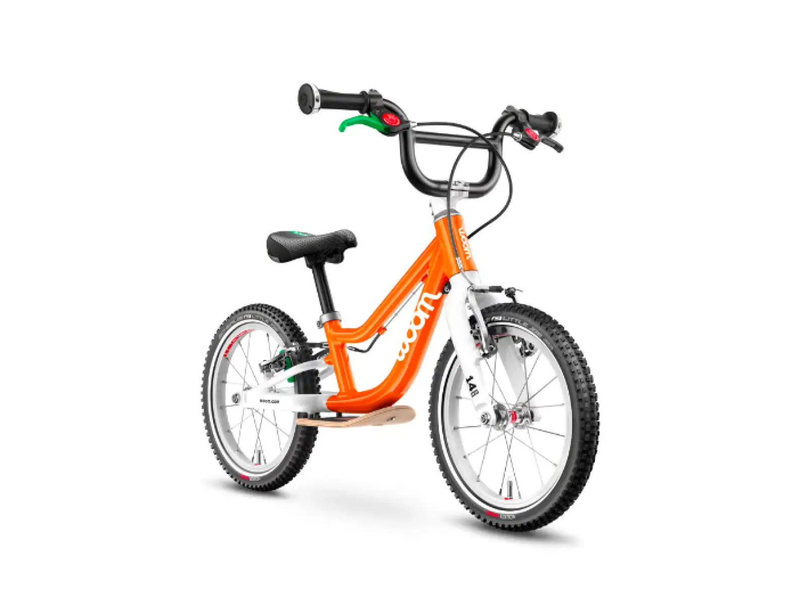Woom 1 Plus Flame Orange 14" detské odrážadlo
