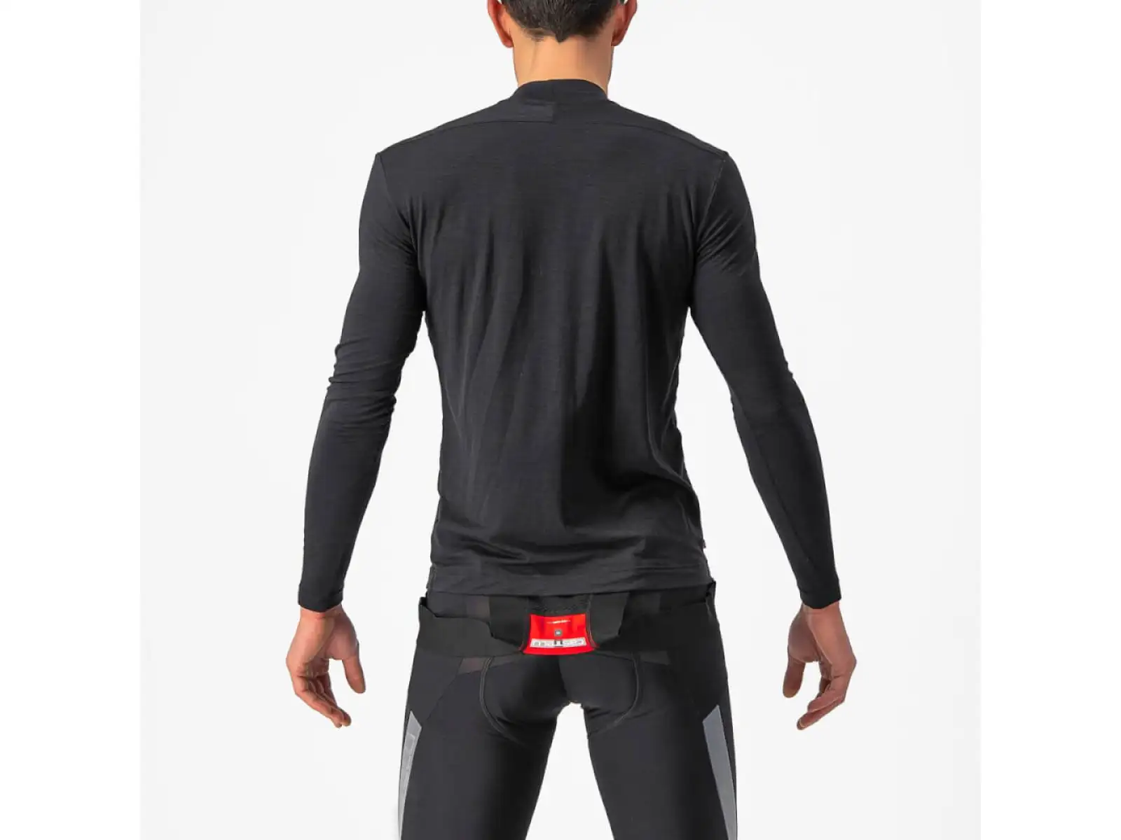 Castelli Bandito Wool Baselayer pánske tričko dlhý rukáv black