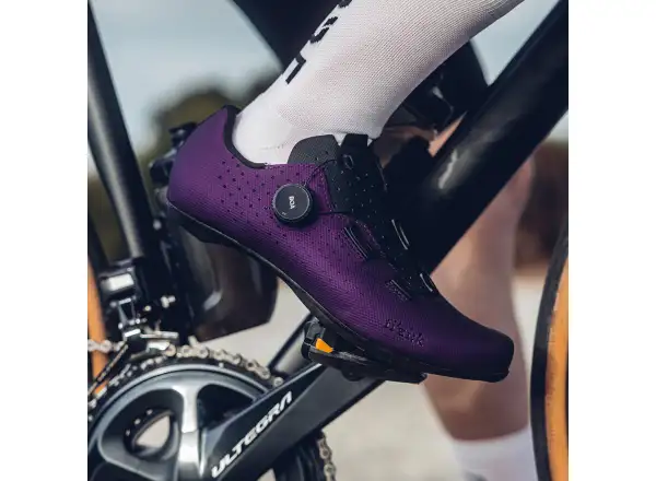 Fizik Tempo Decos Carbon cestné pánske tretry Aubergine/Black