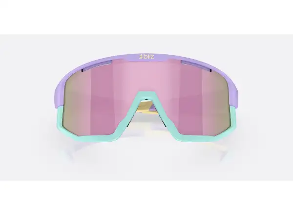 Bliz Fusion Small slnečné okuliare Matt Pastel Purple/Brown&Rose Mirror