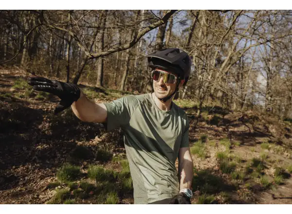 Force MTB Mount pánsky dres krátky rukáv Army