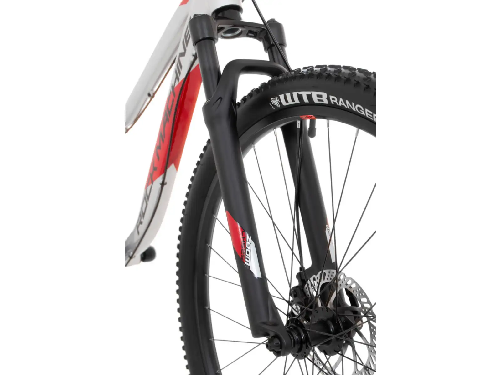 Rock Machine Storm 27 MD gloss silver/black/red detský bicykel