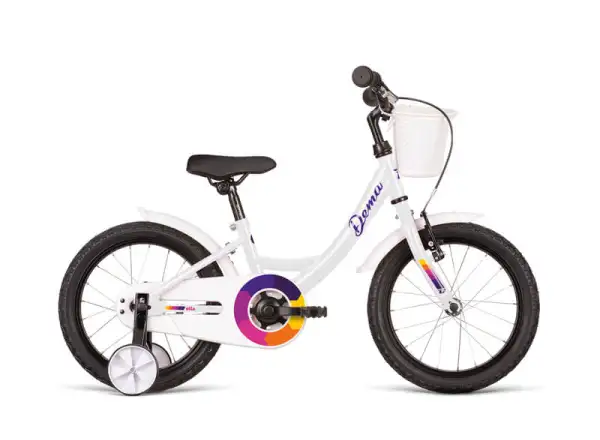 Dema Ella 16 Junior 1 Speed 2021 biely detský bicykel