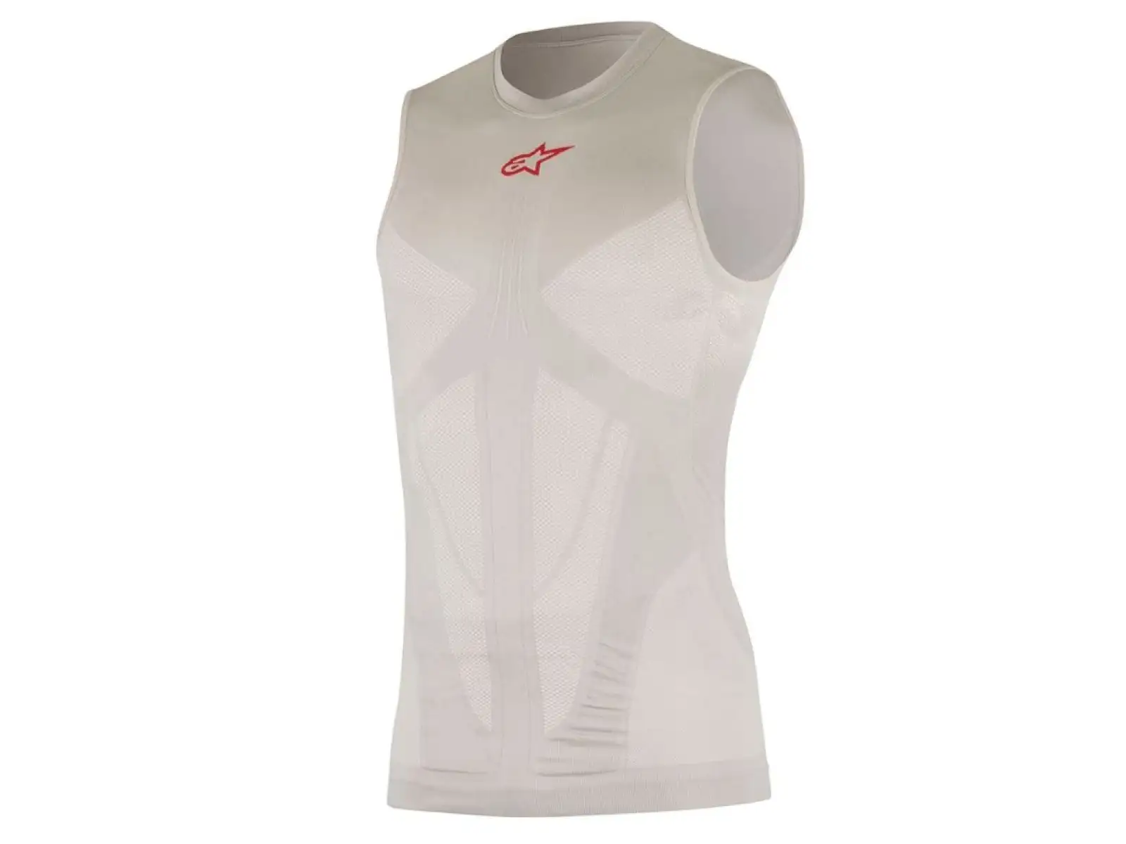 Alpinestars MTB Tech Tank bez rukávov strieborná/červená