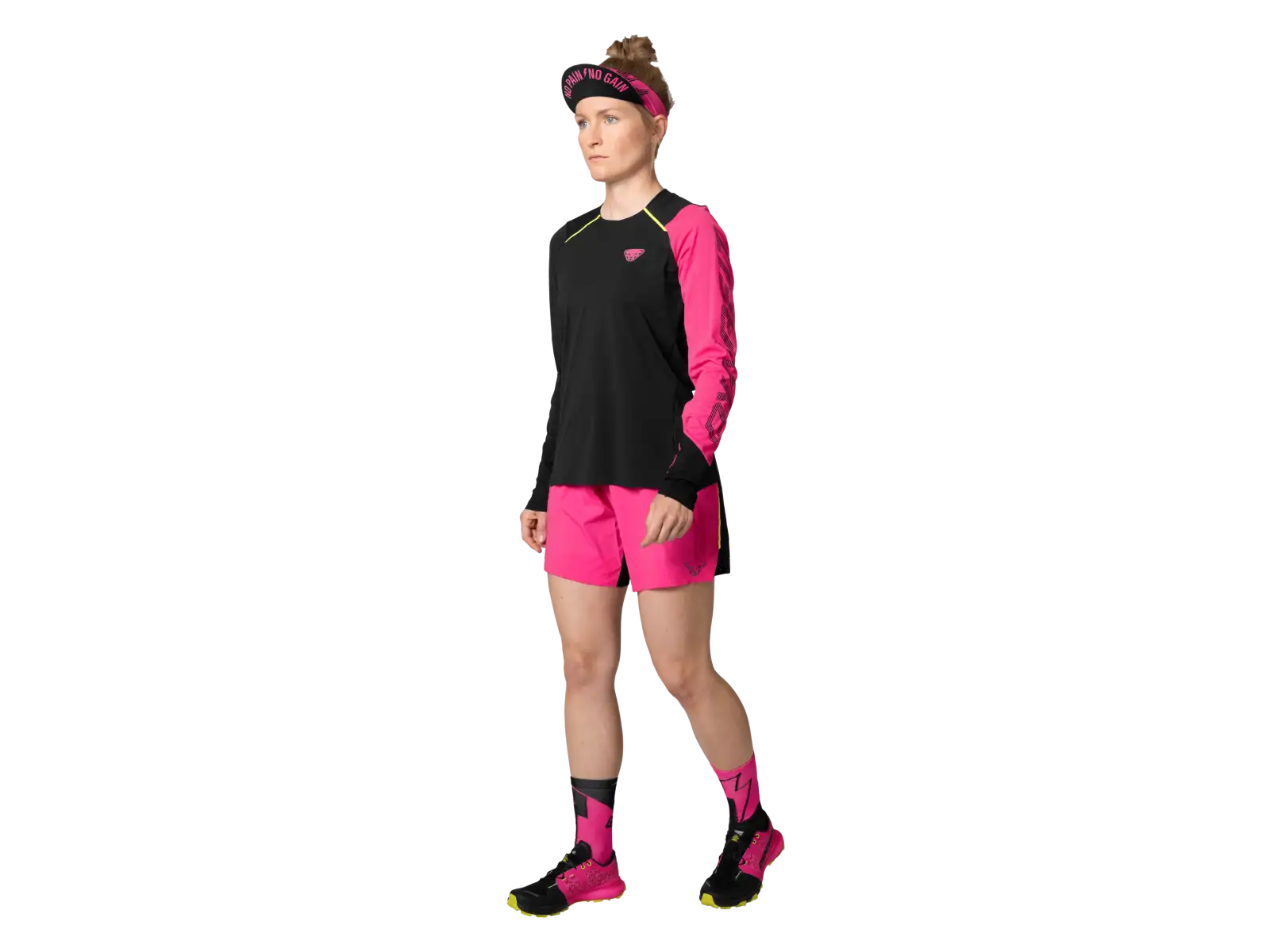 Dynafit DNA dámske bežecké tričko dlhý rukáv Pink Glo