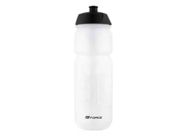 Force Ride Bike cyklistická fľaša 750 ml transparentná/čierna