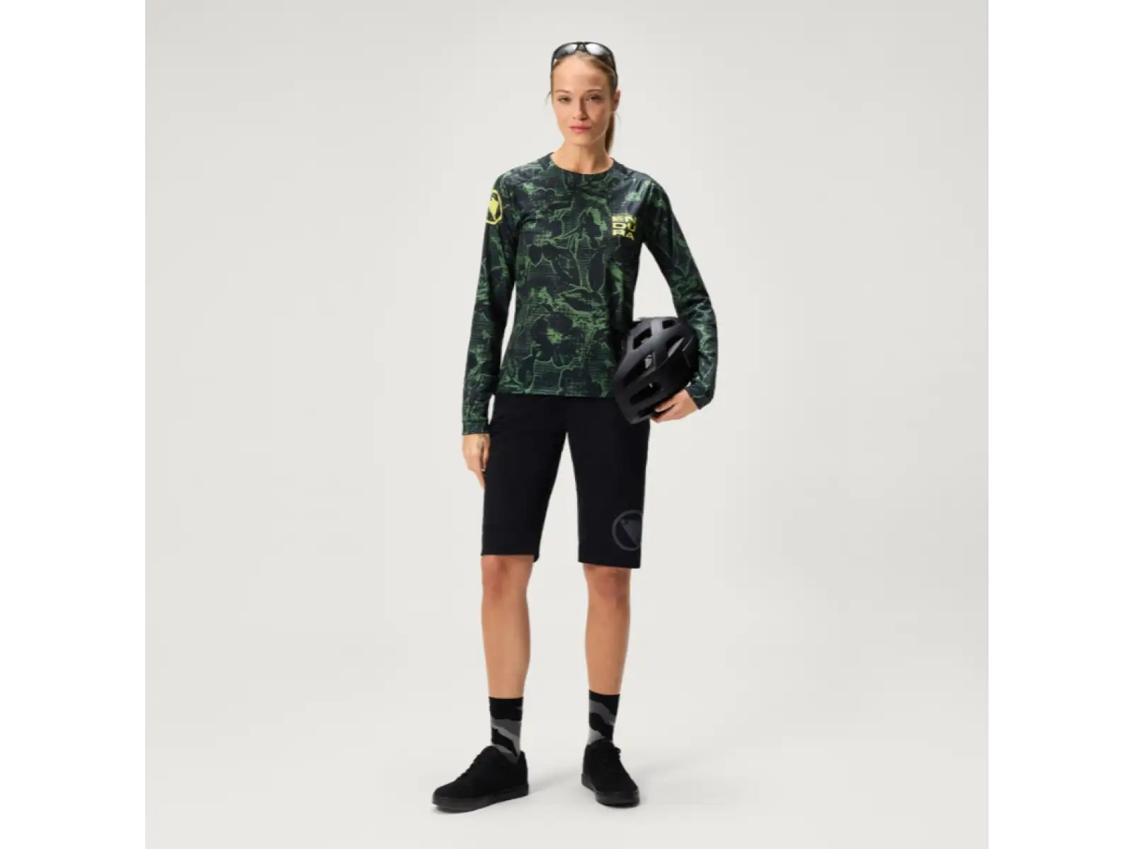 Endura Floral LTD dámsky dres dlhý rukáv Black