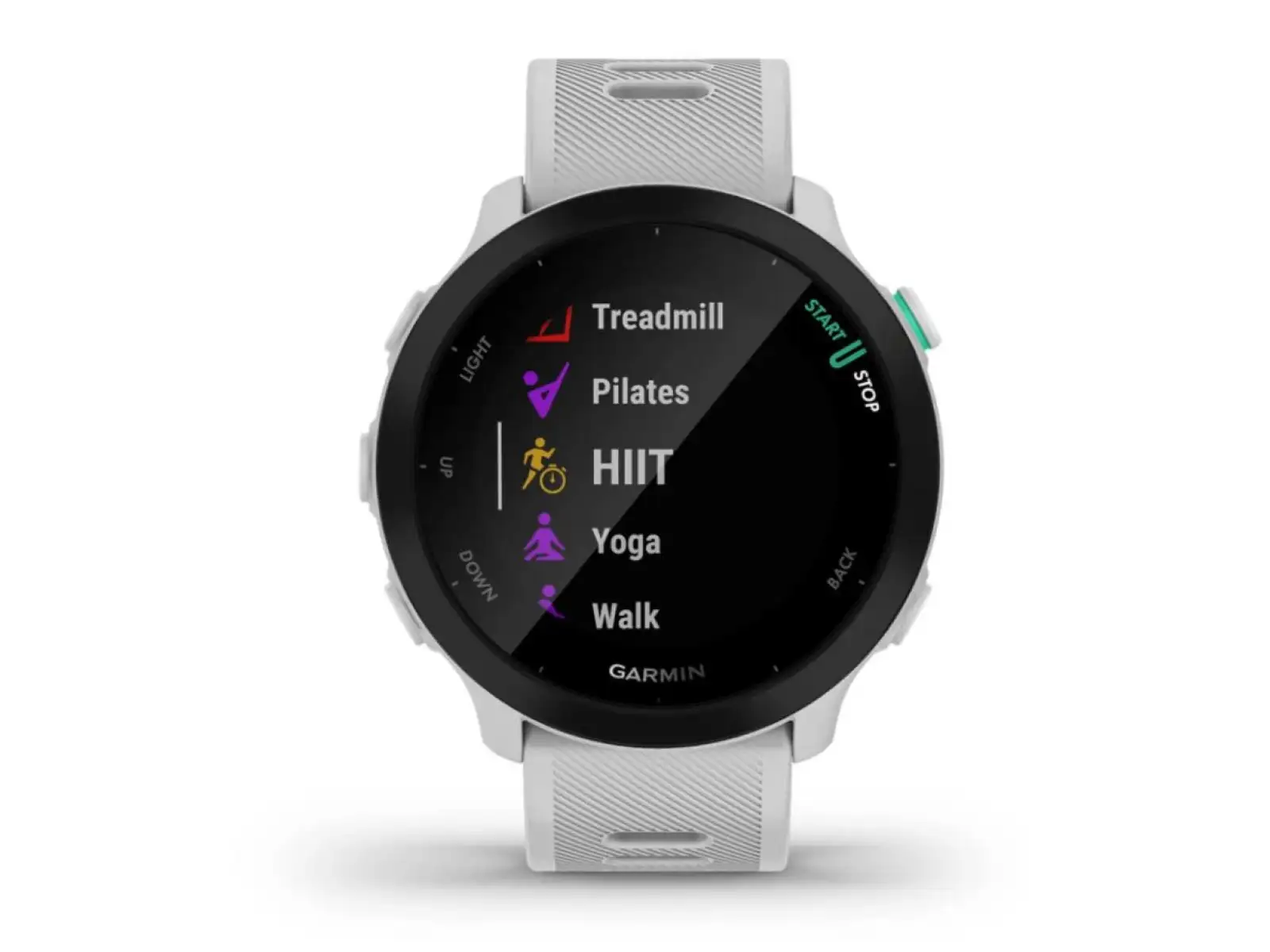 Garmin Forerunner 55 inteligentné hodinky White