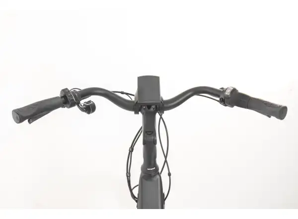 Rock Machine Crossride e450 FS nízkonástupový celoodpružený elektrobicykel Ocean Grey/Black