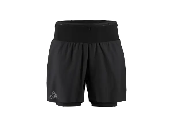 Craft Pro Trail pánske bežecké šortky čierna