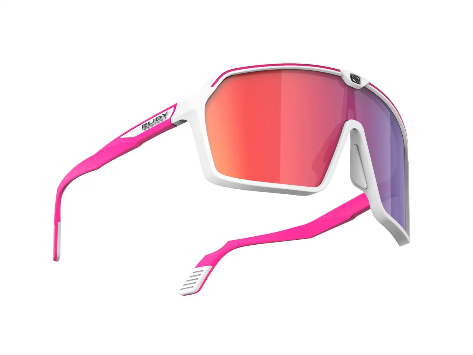 Rudy Project Spinshield Slnečné okuliare White-Pink fluo/Multilaser Red