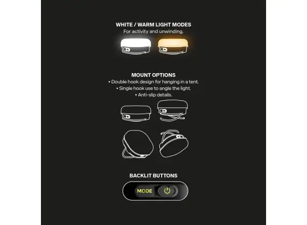 Silva Glow Recharge kompaktná svietidlo Yellow
