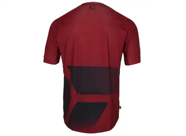 Silvini Gallo pánsky voľný dres krátky rukáv Merlot/Black