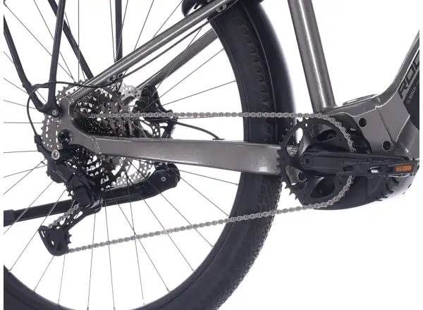 Rock Machine eBlizz B90T horský elektrobicykel Gloss Stone Grey