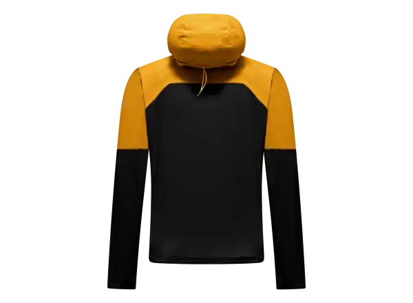 Salewa Ortles Fleece Pro Hooded pánska flísová mikina s kapucňou Gold