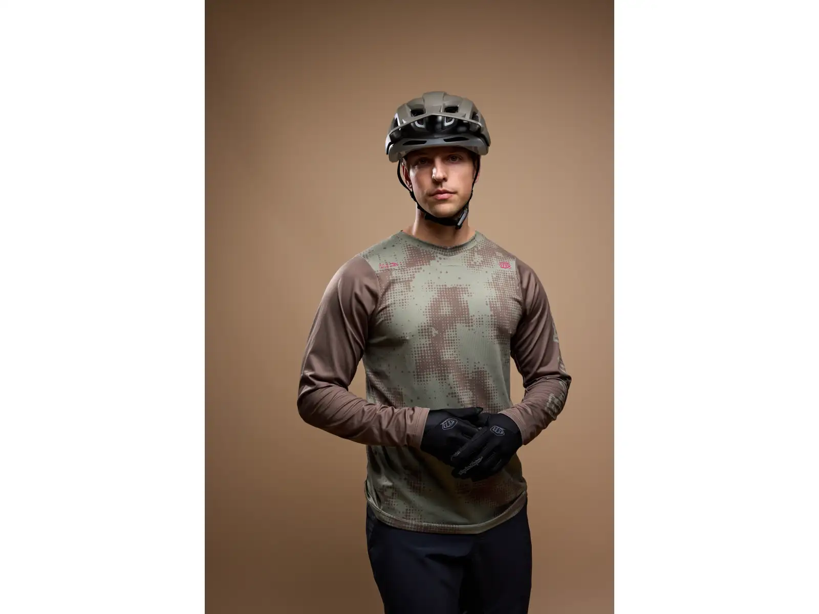 Troy Lee Designs Skyline Chill pánsky dres dlhý rukáv Scattered Olive