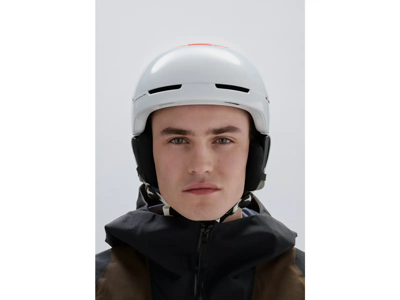 POC Obex Connect lyžiarska prilba Hydrogen White/Fluorescent Orange AVIP