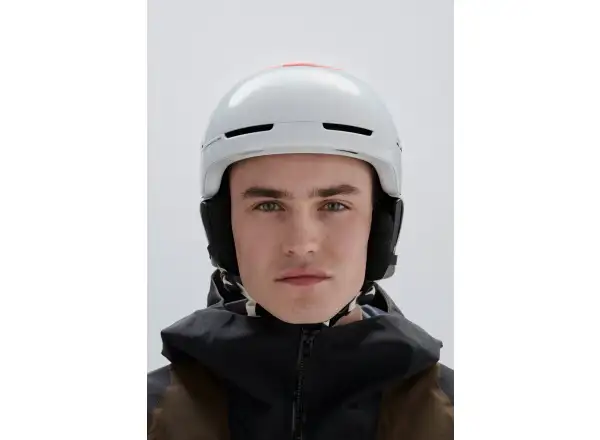 POC Obex Connect lyžiarska prilba Hydrogen White/Fluorescent Orange AVIP