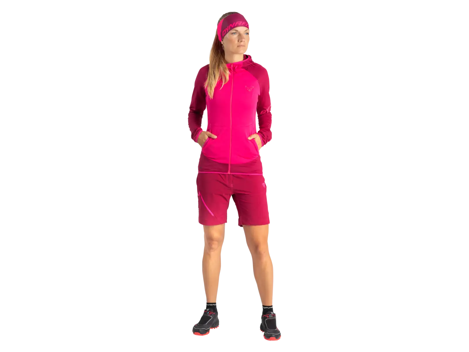 Dynafit Transalper Light Hoody dámska funkčná mikina Beet red